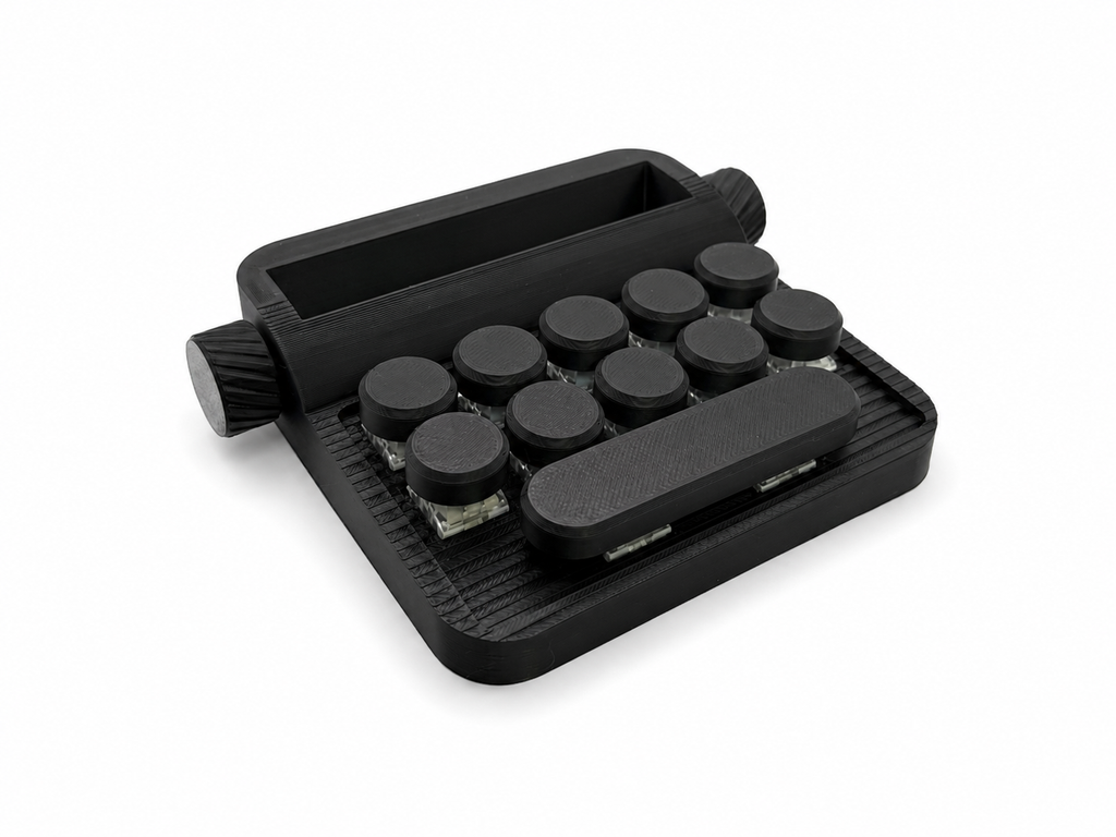 Typewriter Fidget Clicker Phone Stand