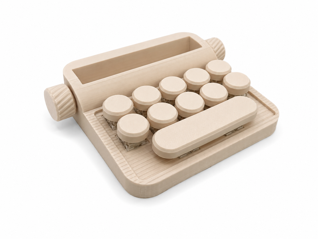 Typewriter Fidget Clicker Phone Stand