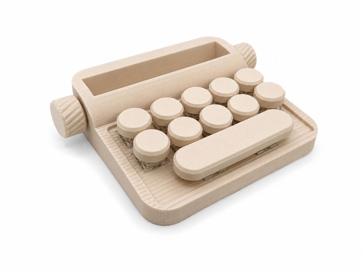 Typewriter Fidget Clicker Phone Stand