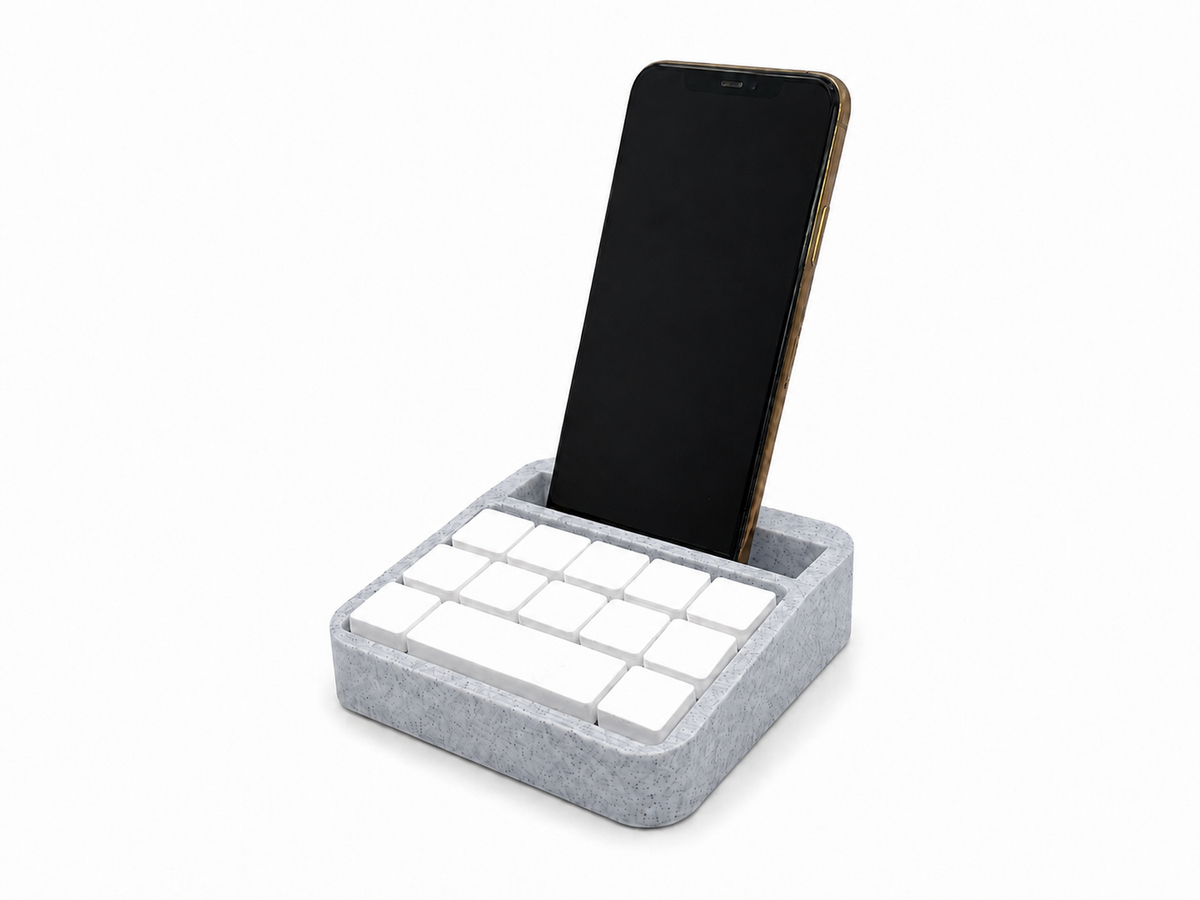 Keyboard Fidget Clicker Phone Stand