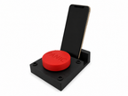 Panic Button Fidget Clicker Phone Stand